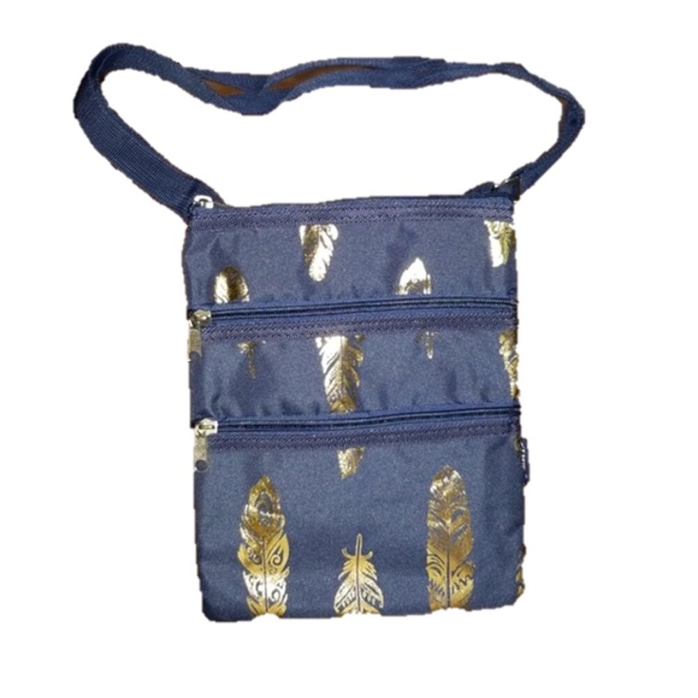 Crossbody Bag - Golden Feather